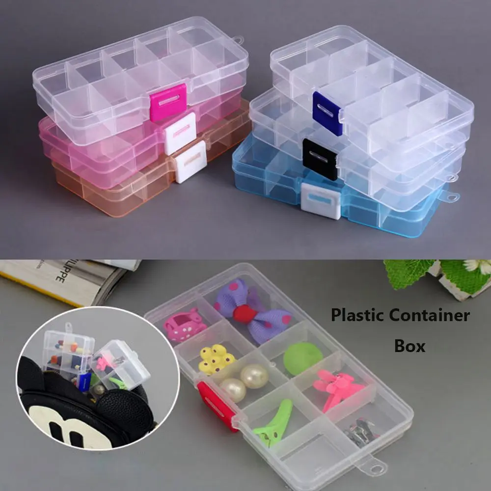 

Transparent Component Tools Case Plastic Practical Toolbox Jewelry Display Screw Storage Cases Container Box