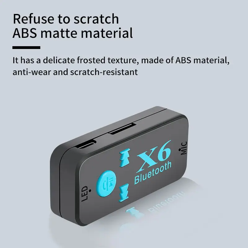Hippcron Bluetooth приемник V5.0 адаптер Поддержка TF карта Handfree вызова музыкальный плеер