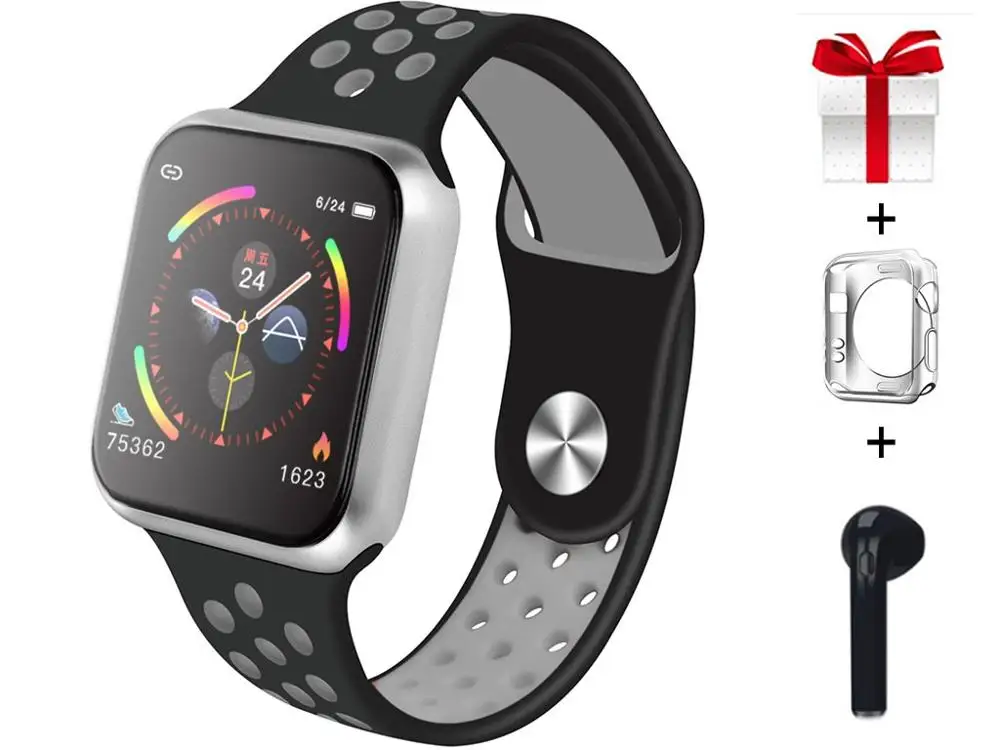Умные часы F9, Bluetooth, ear, i7, с функцией вызова, ЭКГ, монитор сердечного ритма, умные часы для мужчин и женщин, для apple iphone, xiaomi, pk, B75, P68 - Цвет: i7 f901