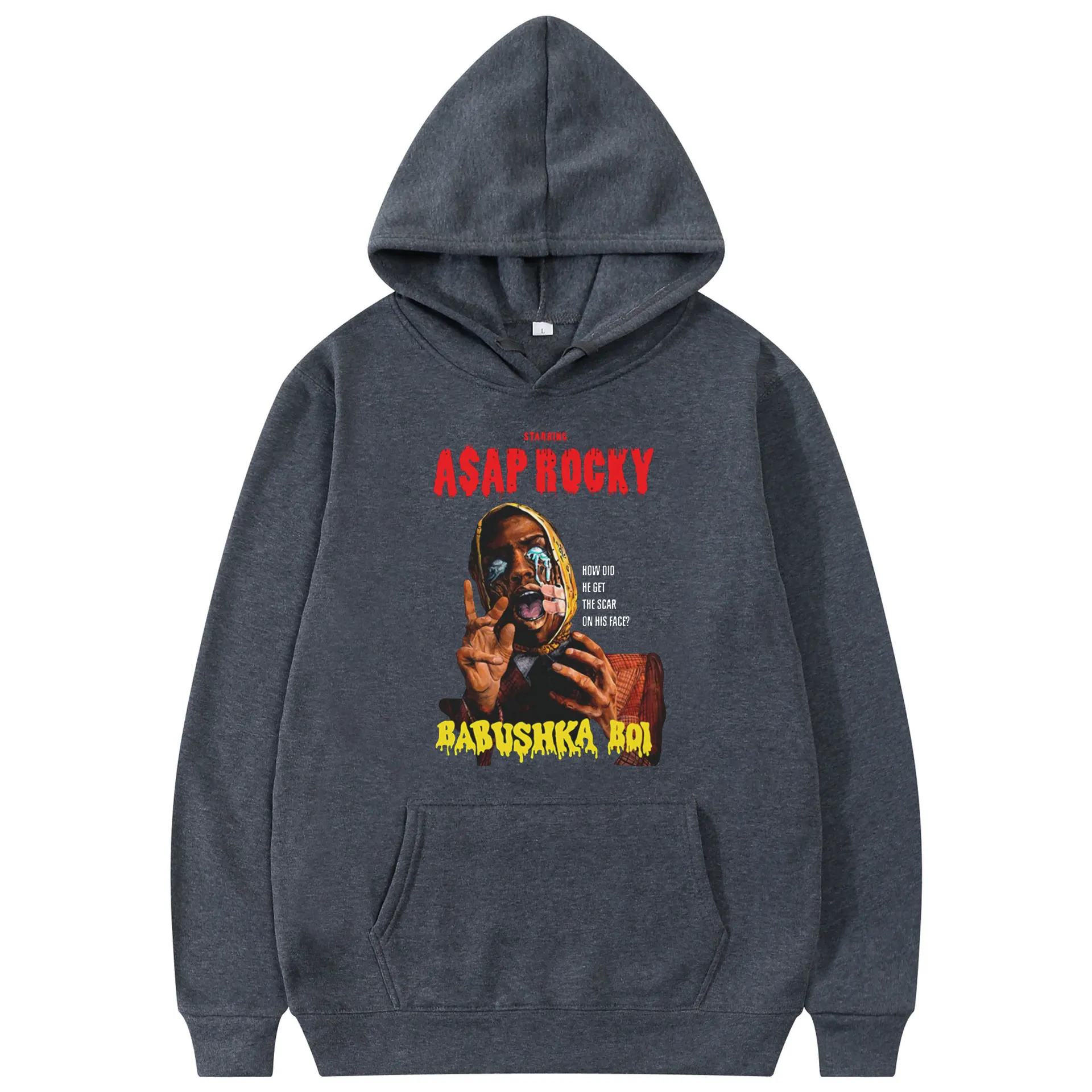 

Hot Sell ASAP Rocky Babushka Boi Print Hoodie Men Women Fleece Coat Tops Hip Hop Rapper Hoodie Fashion Harajuku Hoody Sweatshirt