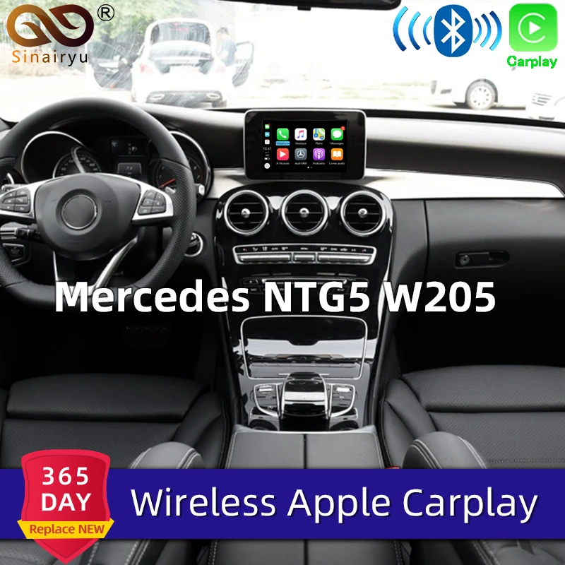 Sinairyu Wi Fi Беспроводной адаптер Carplay Mercedes C Class w205 NTG 5 1 2 дюйма Apple Car - Цена: 58 717,67 руб.