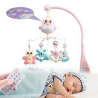 baby crib mobile rattles toys for toddlers 0 12 months baby rattles toy infant musical bed bell with birds toys for newborn