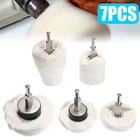 Новинка, 5 шт., хлопковые полировальные колеса, Швабра, хлопковые полировальные Вощеные колеса с 14 