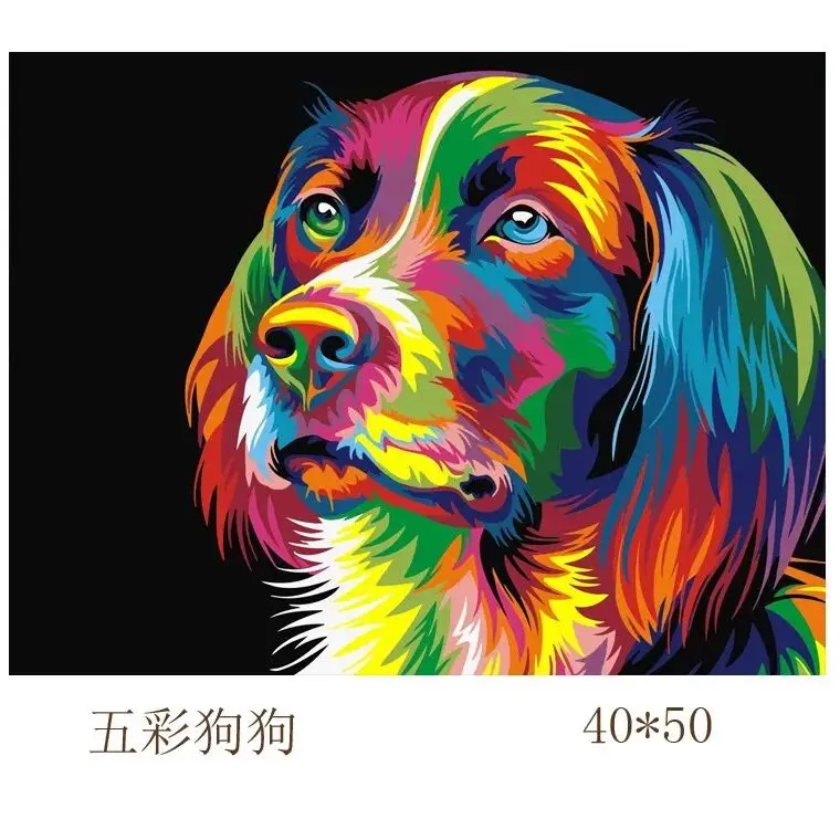 Масло/тигр/кошка краска ing по номерам Лев Сделай Сам акриловая детская настенная