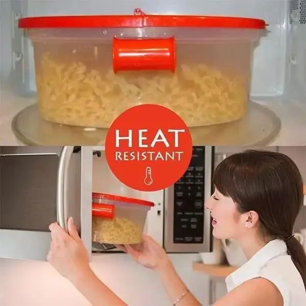 

Pasta Box Oven Microwave Spaghetti Noodles Box Eco-friendly Boat Bowl Food Container PP Pasta Maker Noodle Box Kitchen Tools