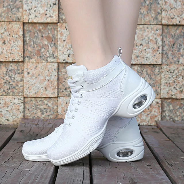 Новинка 2020 дышащие Танцевальные Кроссовки для женщин Современная танцевальная