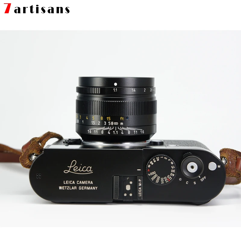 Lentes 7 ремесленников 50 мм F1.1 Большая диафрагма Paraxial M mount объектив для камер m M240 M3 M5