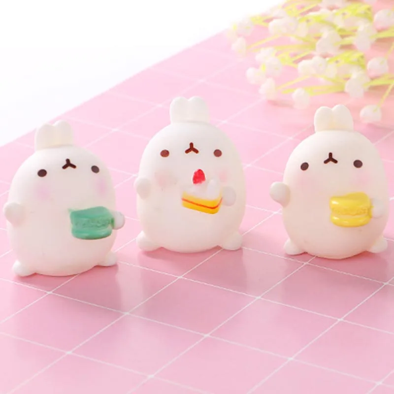 Милый Картофель Кролик игрушка Сжимаемый кофе Макарон Hold кролик клейкий рис