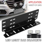 1 шт., кронштейн для крепления переднего бампера и номерного знака из алюминиевого сплава, 4x4 светодиодный рабочий фсветильник рь, держатель для противотумансветильник р