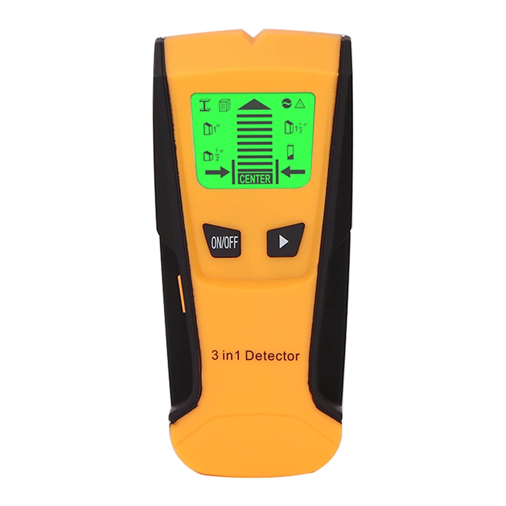 3 In 1 Metal Detector Find Wood Studs Live Wire Detect Wall Scanner Electric Box Finder | Инструменты