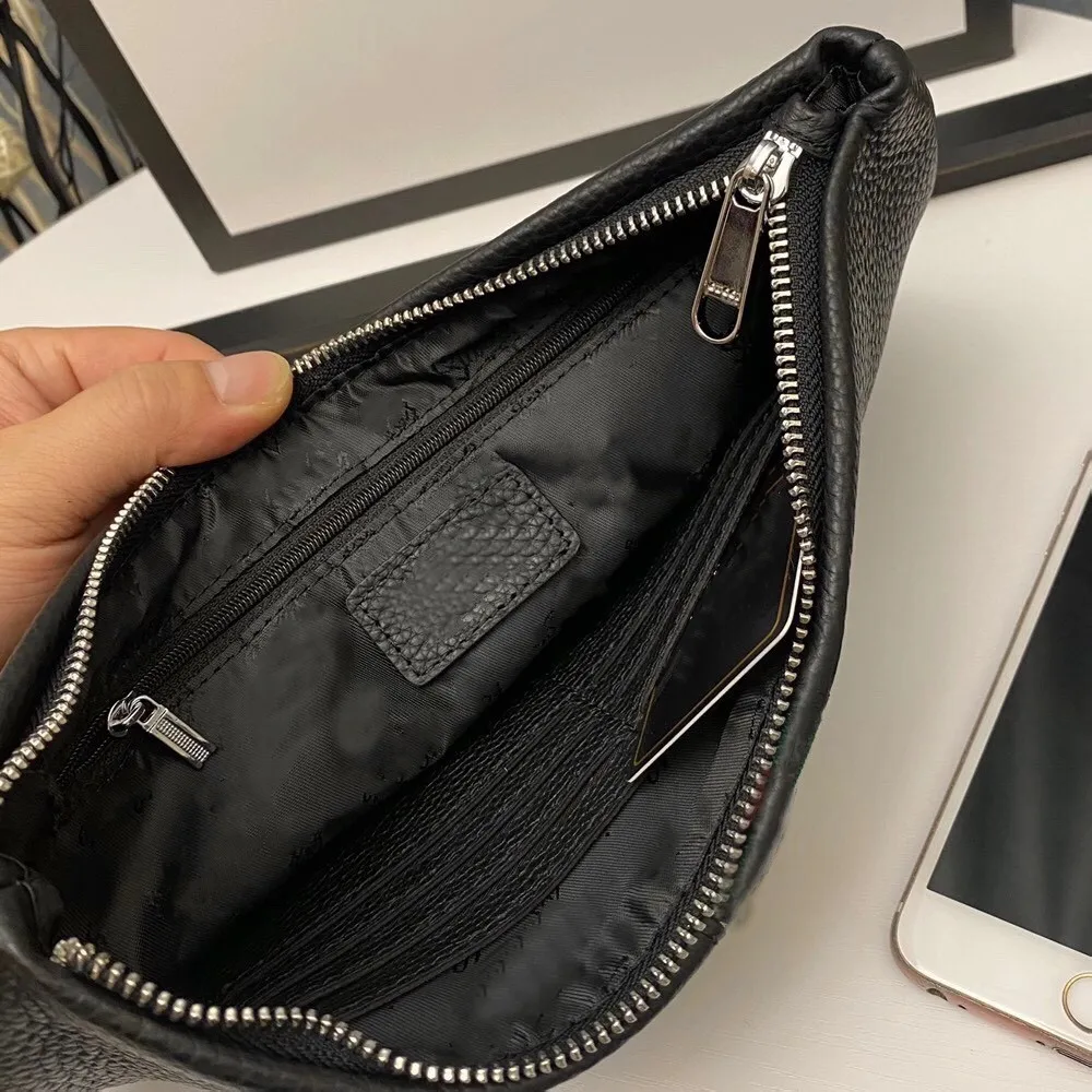 

2021 men's solid color mobile phone key clutch