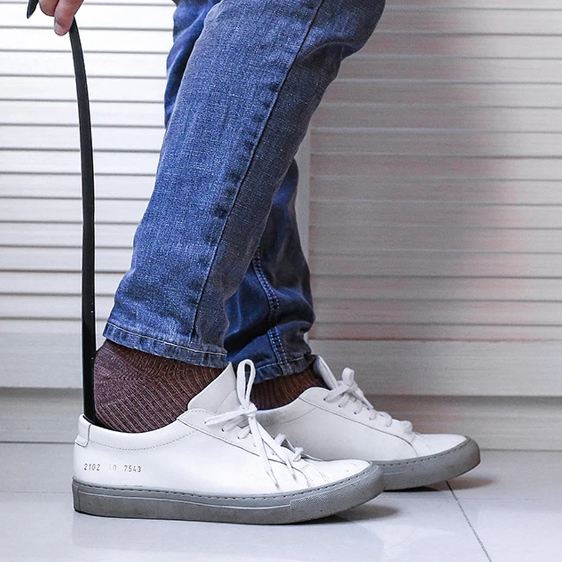 

1pc 28cm/43cm/47cm/50cm Lazy Shoe Helper Long Handle Shoe Horn Easy To Use Shoe Horn Shoe Helper Easy Sturdy Shoe Helper