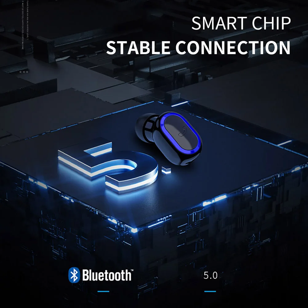 Erilles Мини bluetooth наушники беспроводные невидимые гарнитура на одно ухо In ear