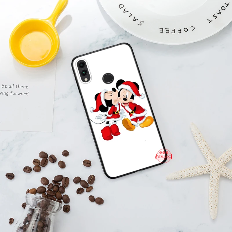 Микки и Минни Маус Рождественская силиконовая чехол для Huawei Honor 6a 7A Pro 7X8 Lite 8X 8C 9