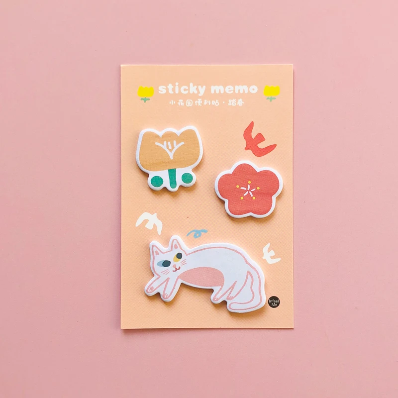 1X хороший день кошка и цветочные сады блокноты канцелярские блокноты|Блокноты| |