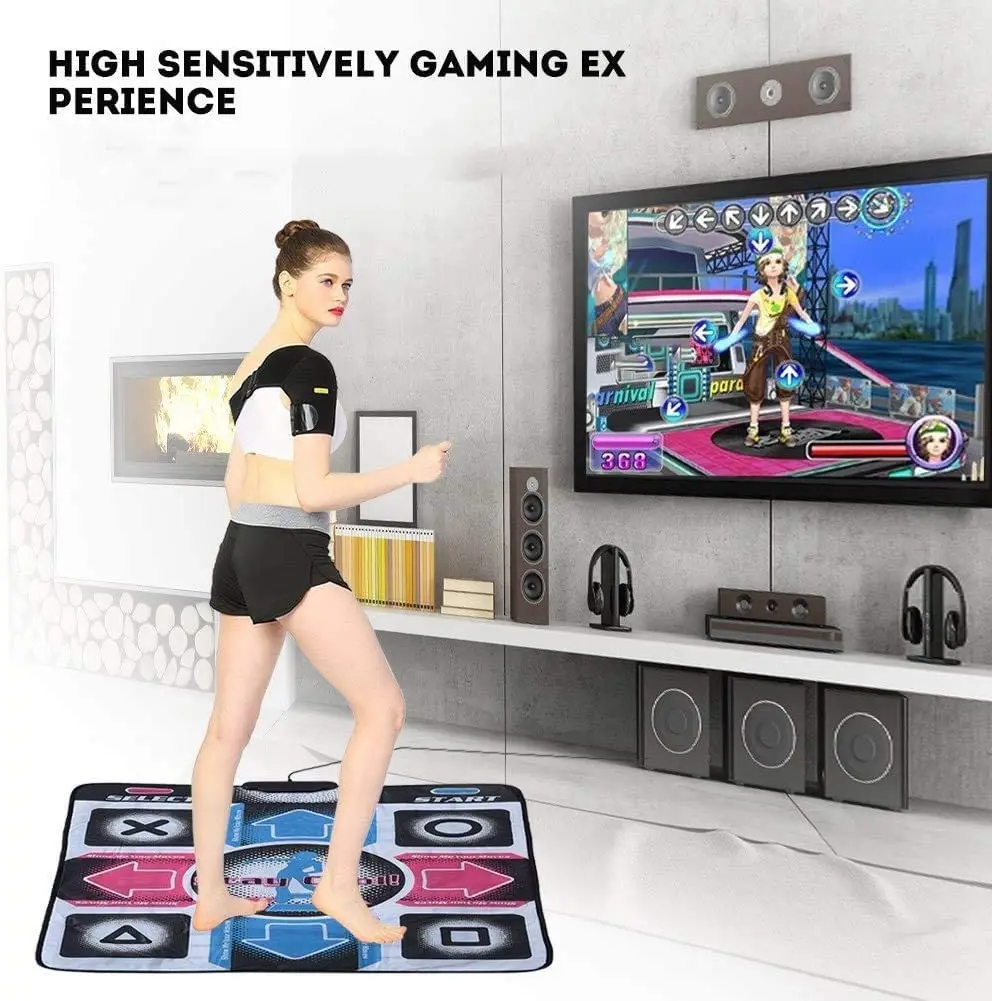 usb non slip dance gaming mat dancing step dance mat pad compatible for pc laptop free global shipping