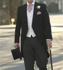 Мужской костюм s, комплект из 3 предметов для свадьбы, выпускного (пиджак + брюки + жилет), облегающий мужской костюм, костюм для жениха, мужской костюм