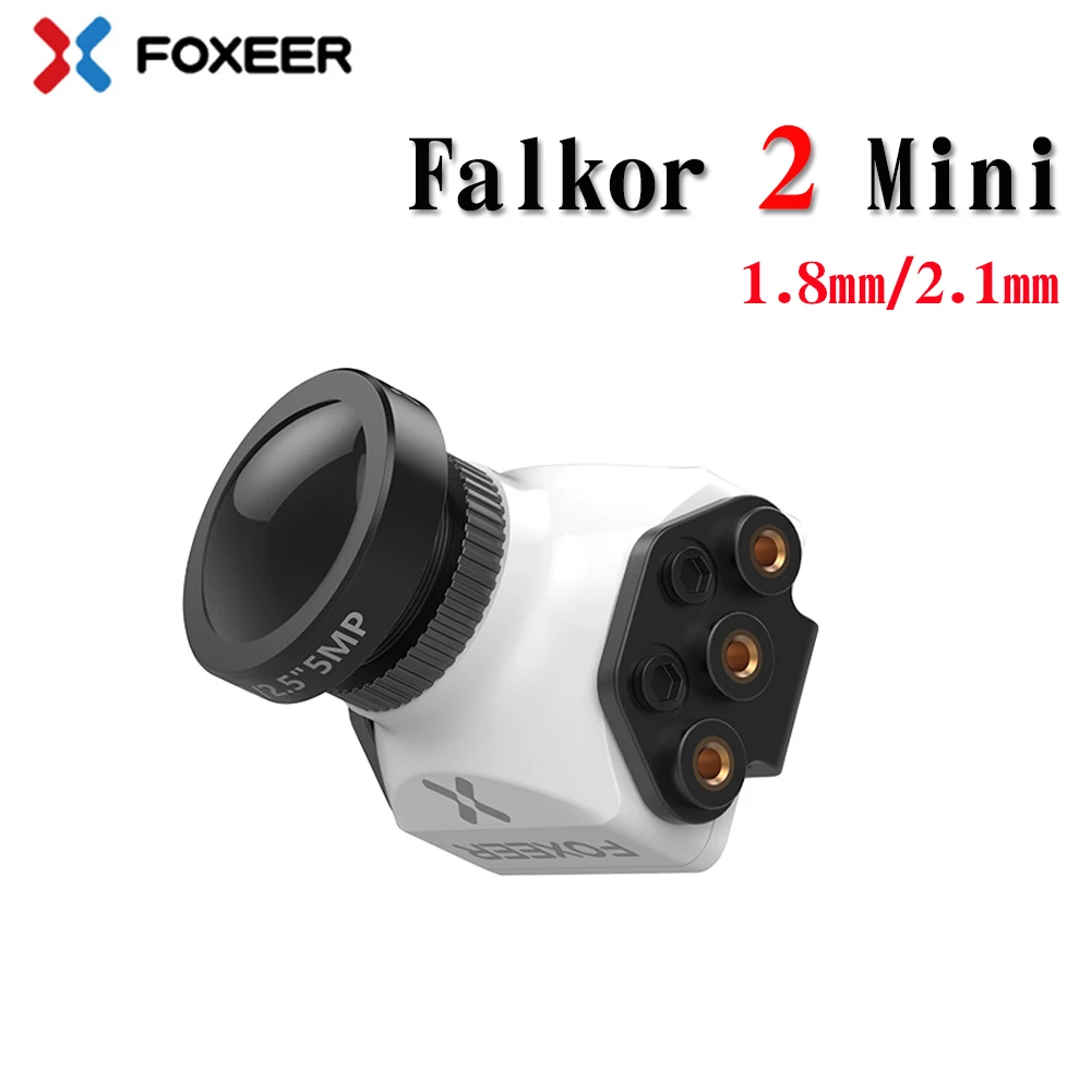 Foxeer Falkor 2 Mini FPV камера 1200TVL 1 8 мм/2 мм 4:3/16:9 PAL/NTSC переключаемая CMOS 1/3 фото для