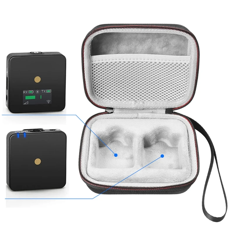 

87HA Hard EVA Carrying Storage Bag Box Travel Case for Rode Wireless GO Microphone