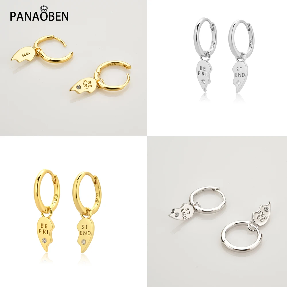 

Женские серьги-подвески из серебра 925 пробы в виде сердца