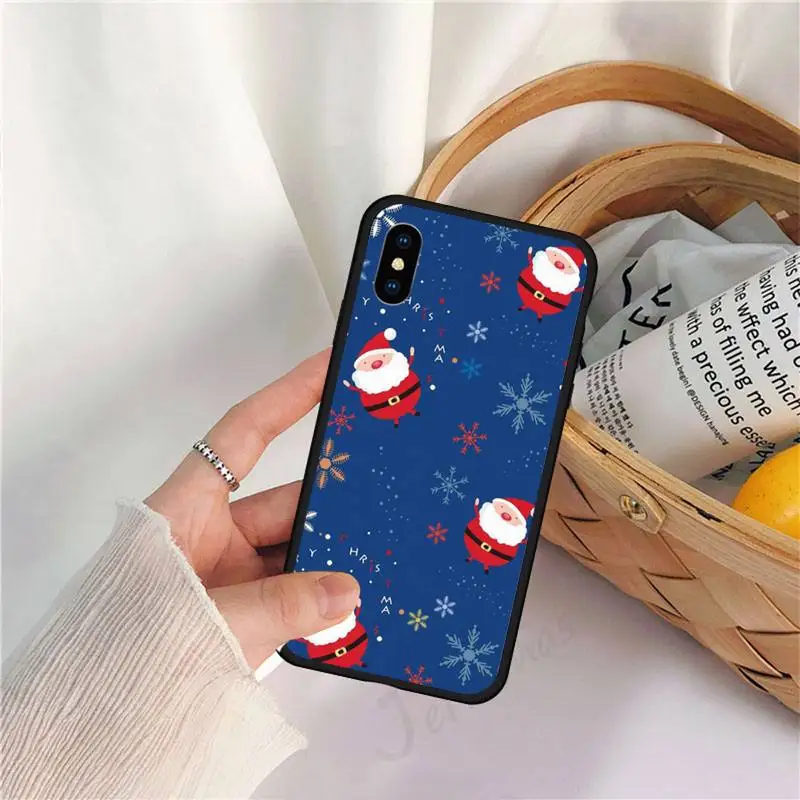 

Merry Christmas Santa Claus Phone Case for iPhone 11 12 pro XS MAX 8 7 6 6S Plus X 5S SE 2020 XR