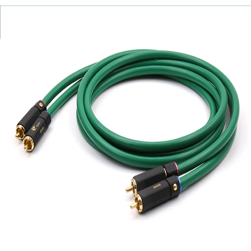 Hi Fi аудио соединительный кабель 2328 позолоченный 2RCA Высокое качество 6N OFC Hifi RCA