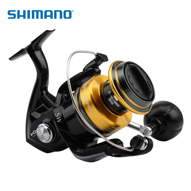 

SHIMANO SOCORRO SW 5000 6000 8000 10000 4+1BB 10-12 (KG) Drag HAGANE X-SHIP Metal Spool Big Game Saltwater Spinning Fishing Reel