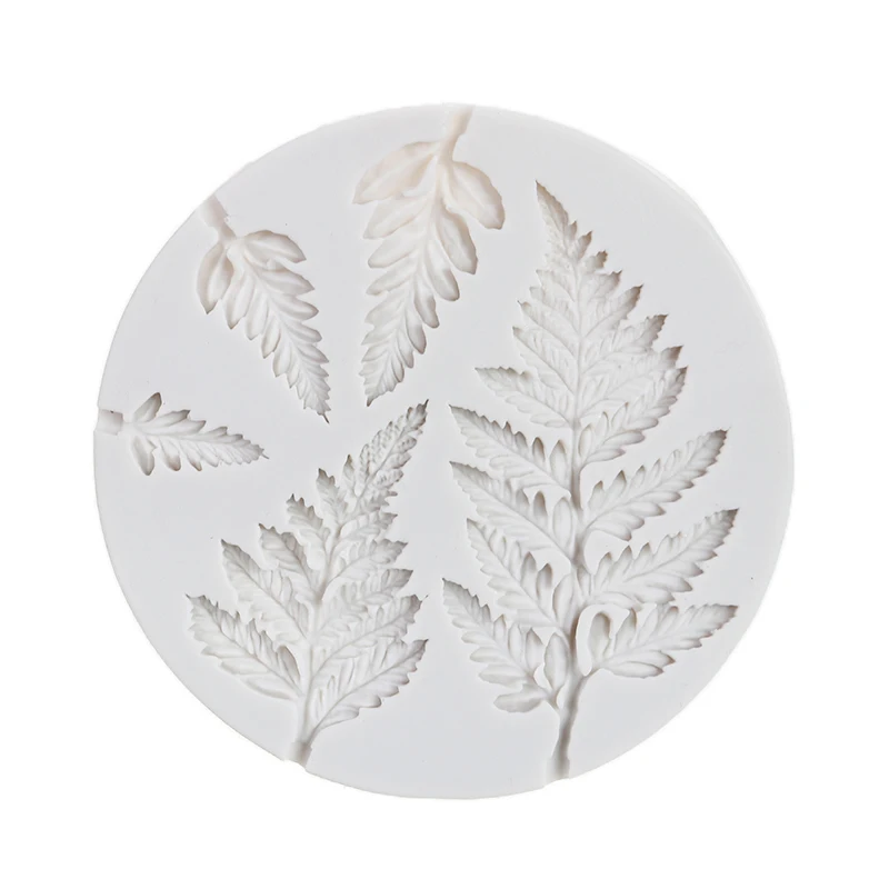 Пищевой силикон тропические растения Мимоза форма для помадки на торт DIY Детский