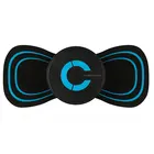 Портативный 6 режимов электрический шейного отдела позвоночника Массажная накладка Мощность Управление вибрации расслабление мышц боли Массажер для плеч