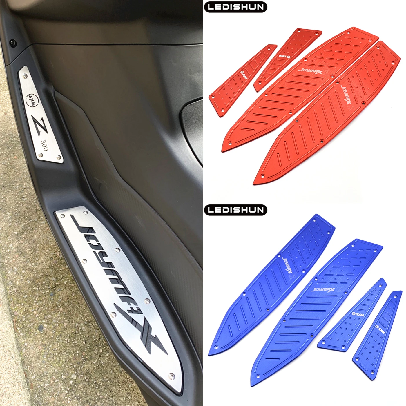 Мотоцикл модифицированный CNC детали из алюминиевого сплава коврики для ног