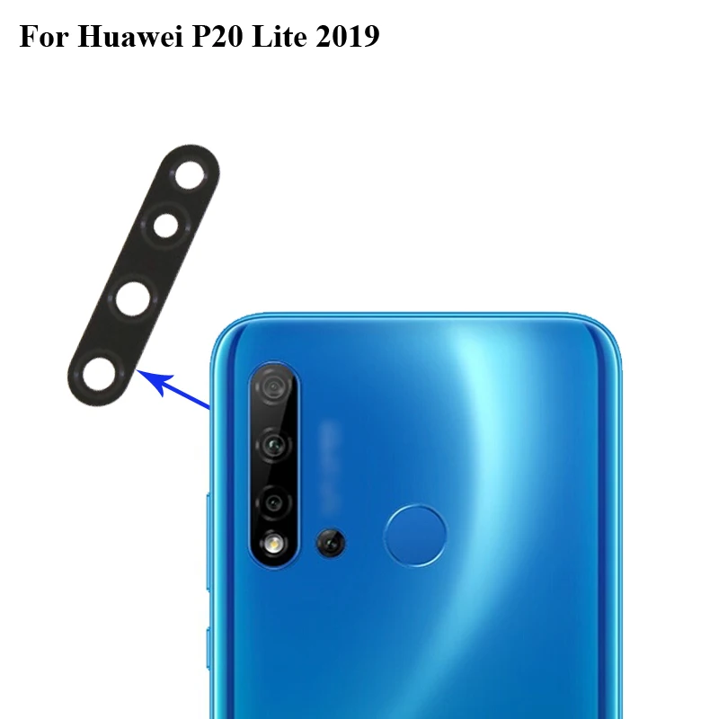 Оригинальный новый для Huawei P20 Lite 2019 задняя камера стекло объектив тест хорошо