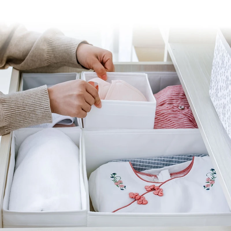 Коробка для одежды набор из 6 организация носков ремней и украшений в вашем гардеробе или комоде|Коробки