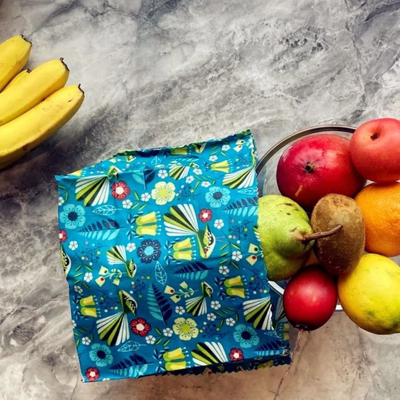 

Reusable Food Storage Bags Plantwax Sandwich Bag Washable Lunch Bag Snacks Bread Freezer Container Beeswax Food Pouch