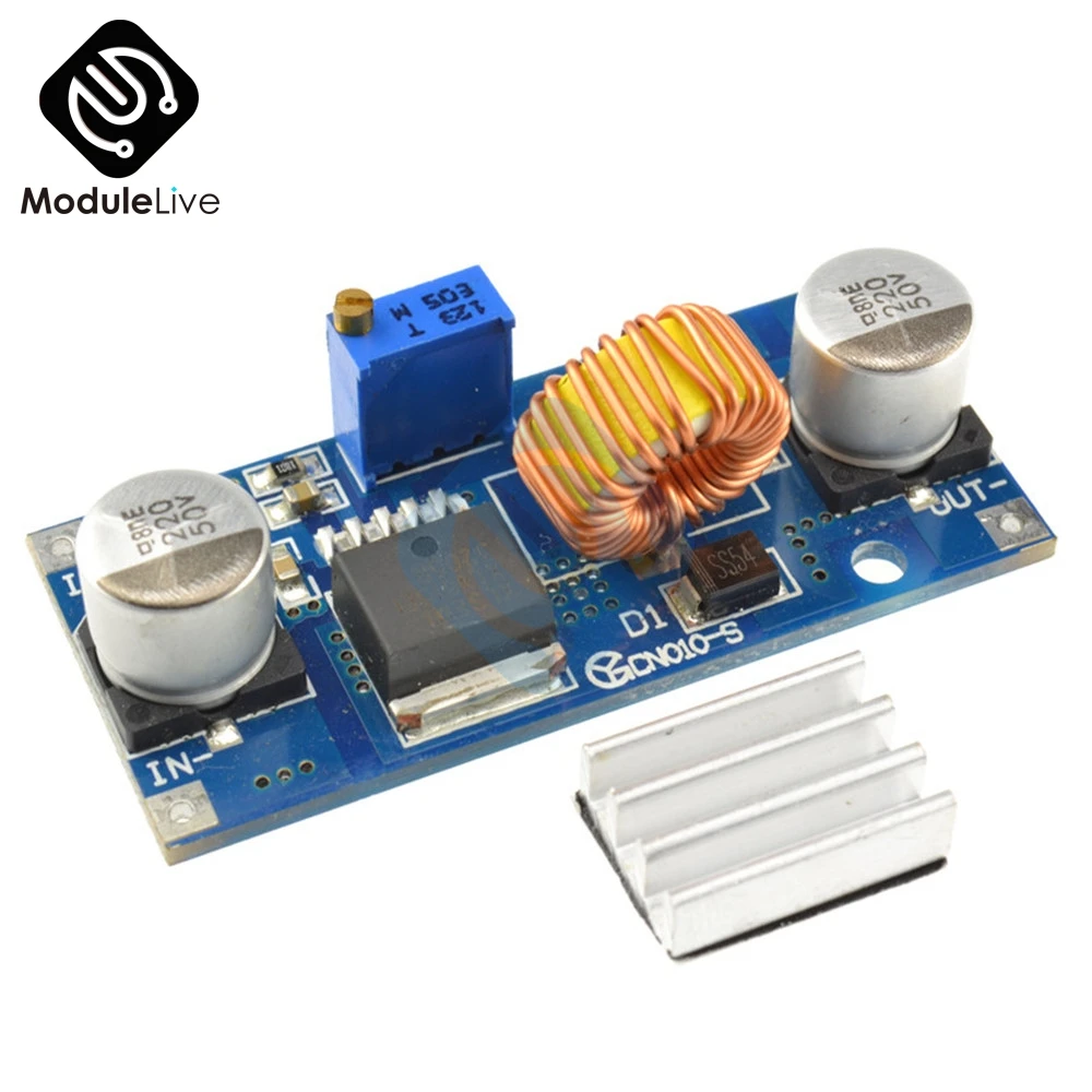 5A DC понижающий Регулируемый Модуль питания светодиодное литиевое зарядное