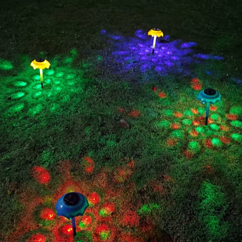 

LED Solar Light Umbrella Shape Lawn Lights Outdoor Waterproof Garden Lamp