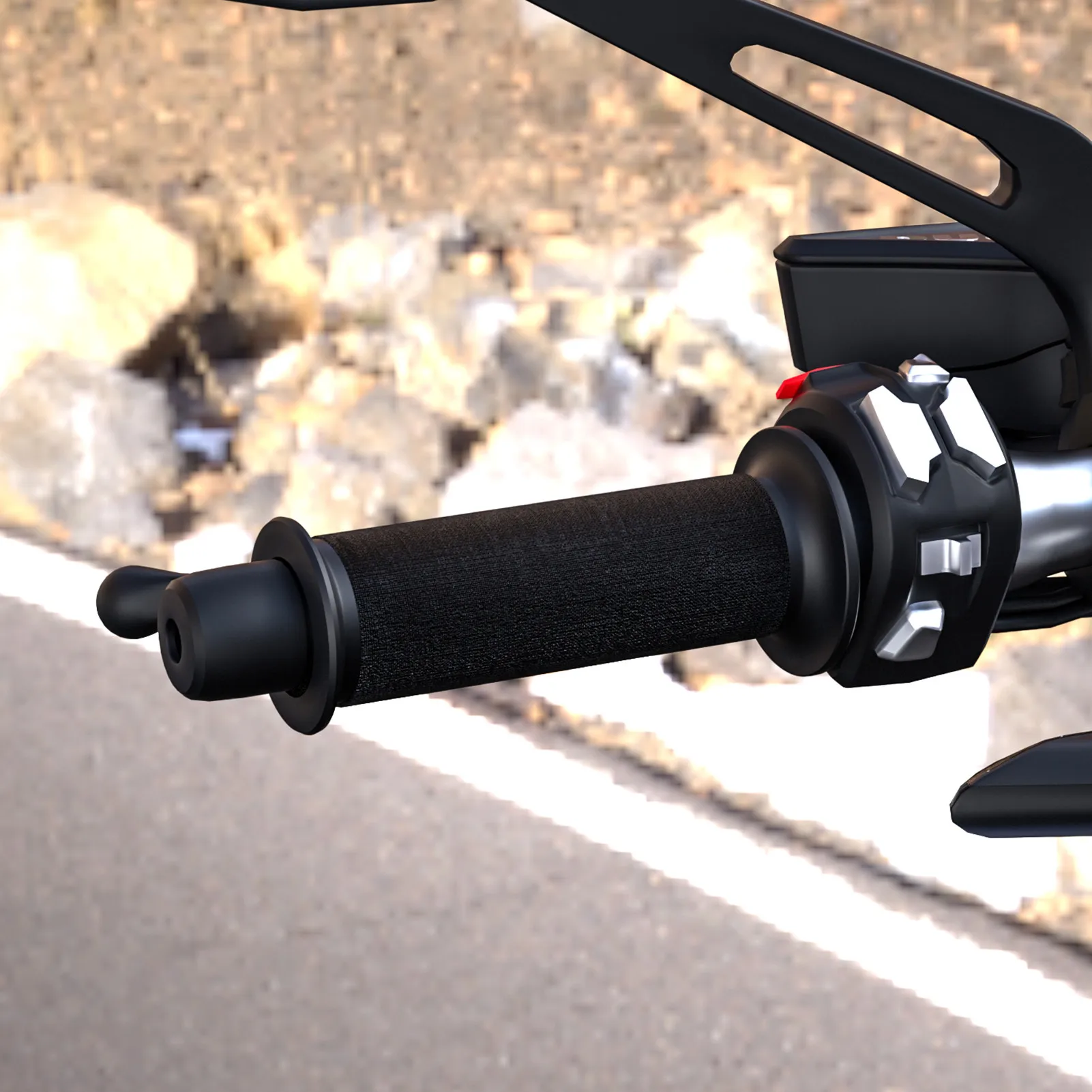 

2020 Motorcycle Heated Grips USB Electric Hot Bicycle Motorbike Motorcross Scooter Handle Handlebar Warmer Removable Grips