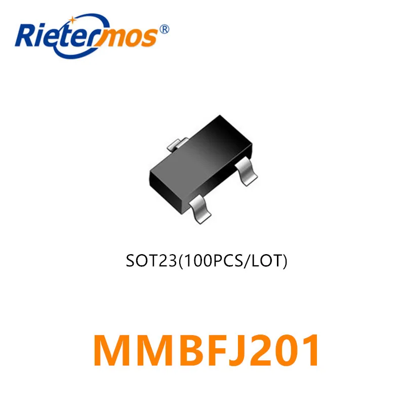 100 шт. MMBFJ201 J201 SOT23 NMOS оригинал | Электроника
