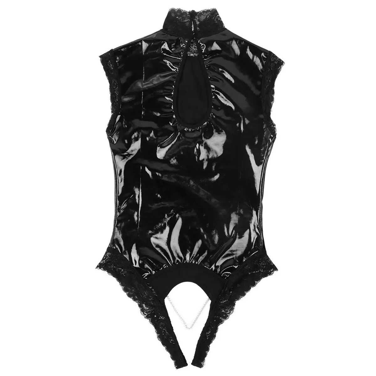 Сексуальный комбинезон с плюшевой подкладкой без рукавов Женский Облегающий