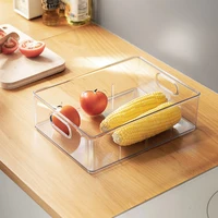 kitchen refrigerator storage box drawer transparent frozen crisper food fruit food finishing box