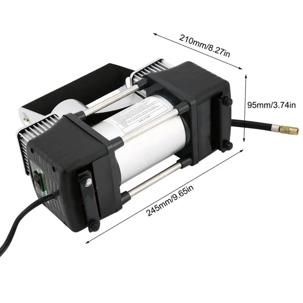 

2017 Portable Styling Super Flow Car Tire Tyre Inflator DC 12V Metal Vehicle Auto Electric Pump Air Compressor Hot Drop Shipping