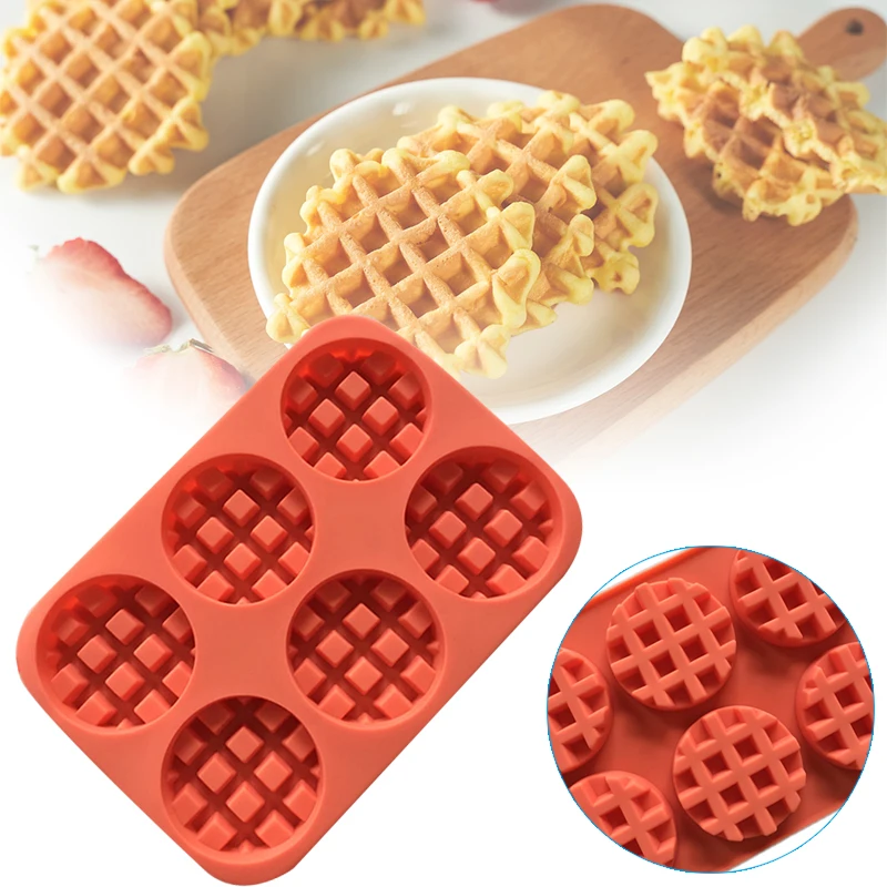 

Cake Mold Round Silicone Waffle Mold Tool Kitchen Accessories for Dessert Shops VJ-Drop