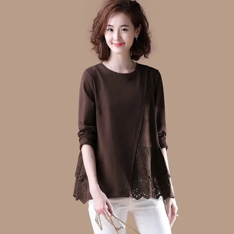 

2021 весенне-осенняя Высококачественная женская футболка, Повседневная футболка