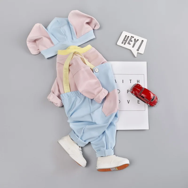 Комплекты одежды для новорожденных весенне-осенние хлопковые топы малышей +