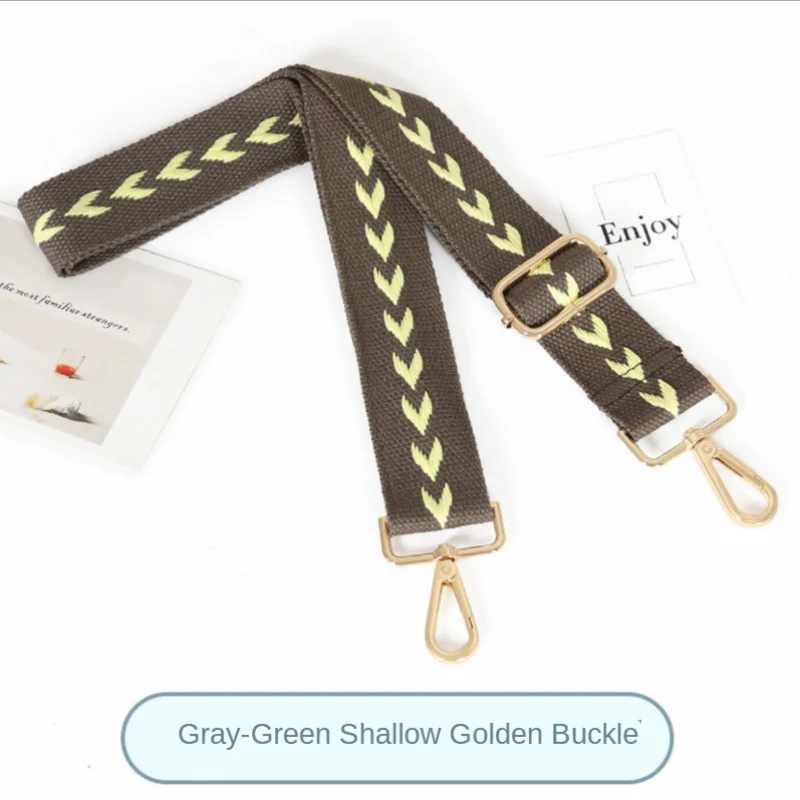 

135 CM Handle Bag Strap for Women Adjustable Shoulder Crossbody Bag Accessories Cotton Fabric Handbag Straps
