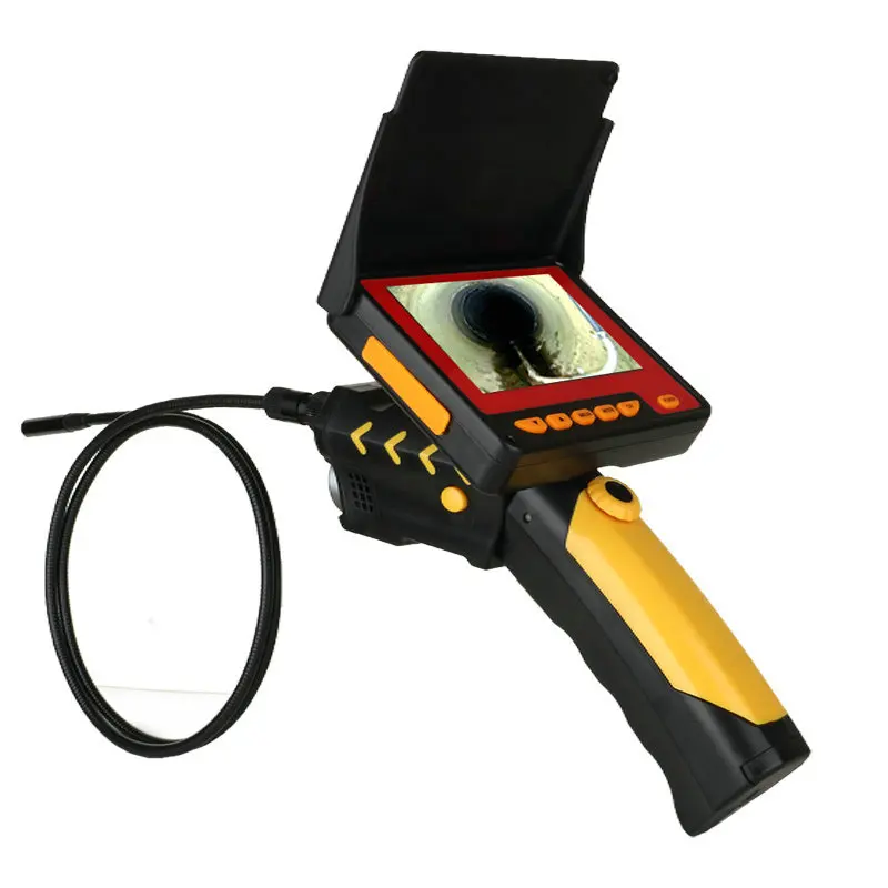 

1m Cable Endoscope Borescope Inspection Camera Pipeline Detection 4.3" HD LCD