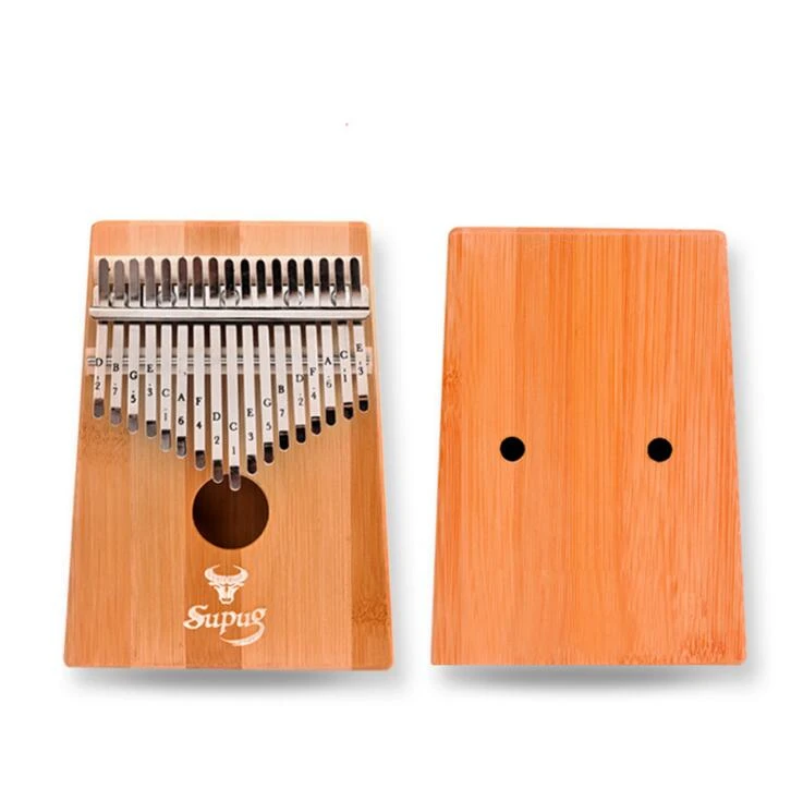 17 клавиатура калимба Блоха пианино палец музыка гроб C песня Mbira Likembe Sanza|Пианино| |