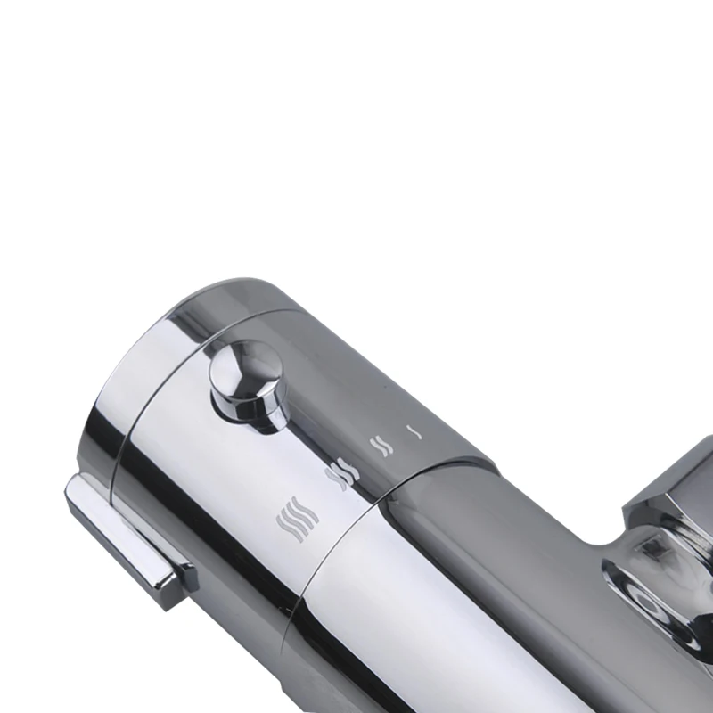 Двойной выход для ванной Душевой кран Термостатический настенный смеситель