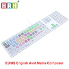 Чехол для клавиатуры HRH Avid Media player Hotkey, Обложка для клавиатуры Apple с цифровым стандартом, USB Для iMac G6, проводной настольный ПК
