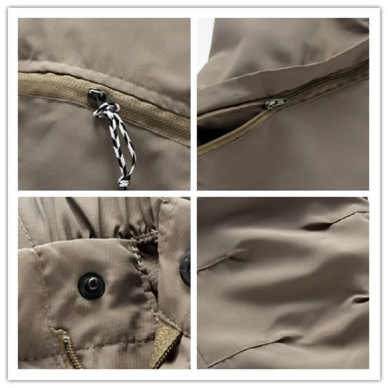 Быстросохнущие съемные Походные штаны мужские спортивные летние брюки для