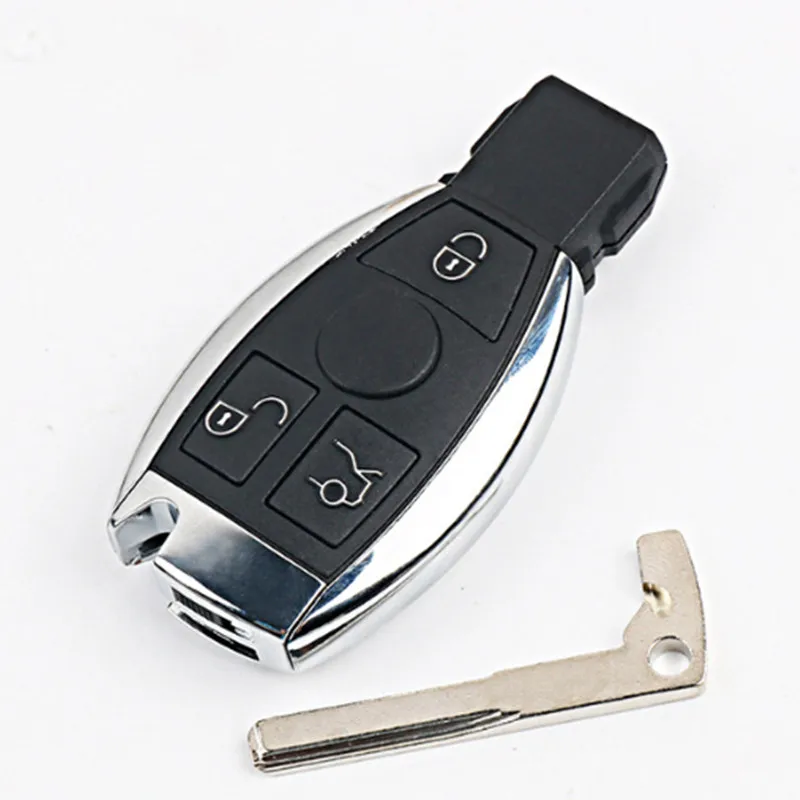 DAKATU 3 button Replacement Shell Smart Remote Key Case for Mercedes-Benz BGA CLS CLK CLA SLK W203 W210 W211 AMG W204 With logo |